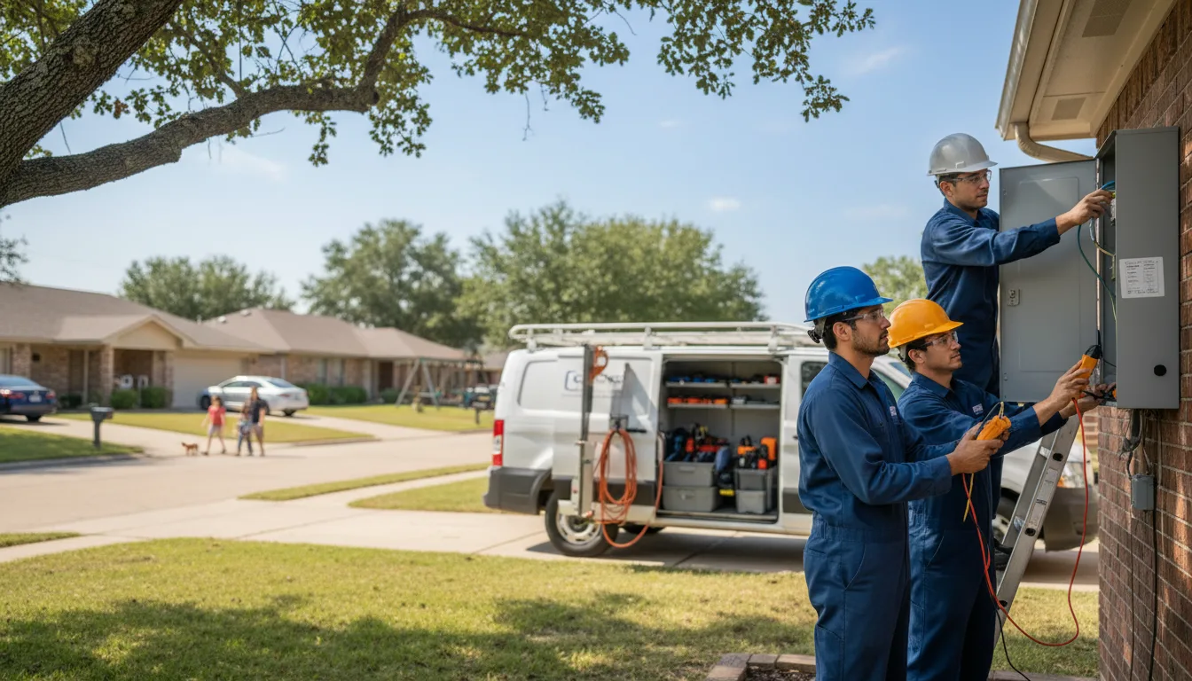Certified electrician providing emergency electrical services in Enid, MS